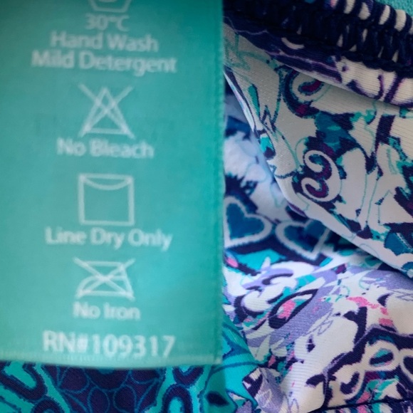 Sunsets Bikini Bottom Aqua Sky Womens XL Cheeky Swimsuit - Picture 5 of 8